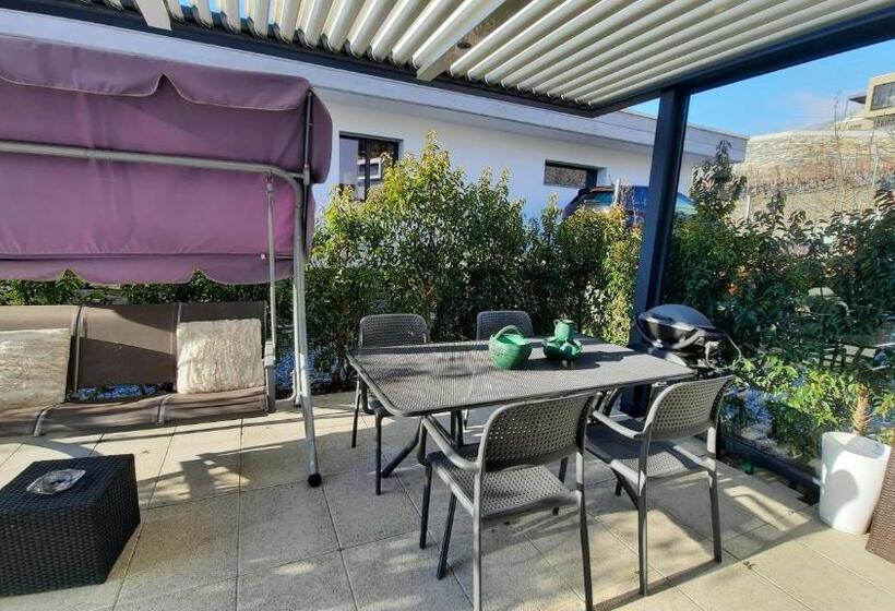 带1个卧室带花园景观的公寓, Guesthouse Petit Pré