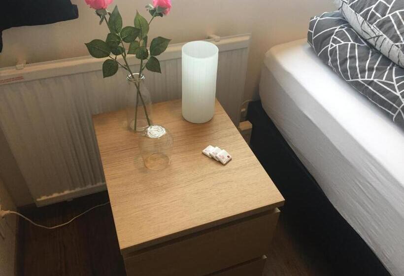 اتاق استاندارد یک تخته با سرویس بهداشتی مشترک, Hamrahlíð 9 Guesthouse