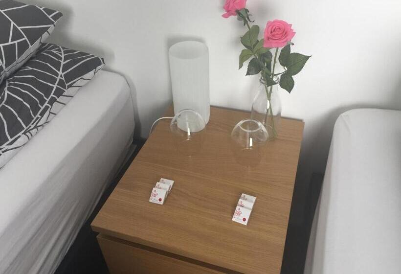 اتاق استاندارد با سرویس بهداشتی مشترک, Hamrahlíð 9 Guesthouse