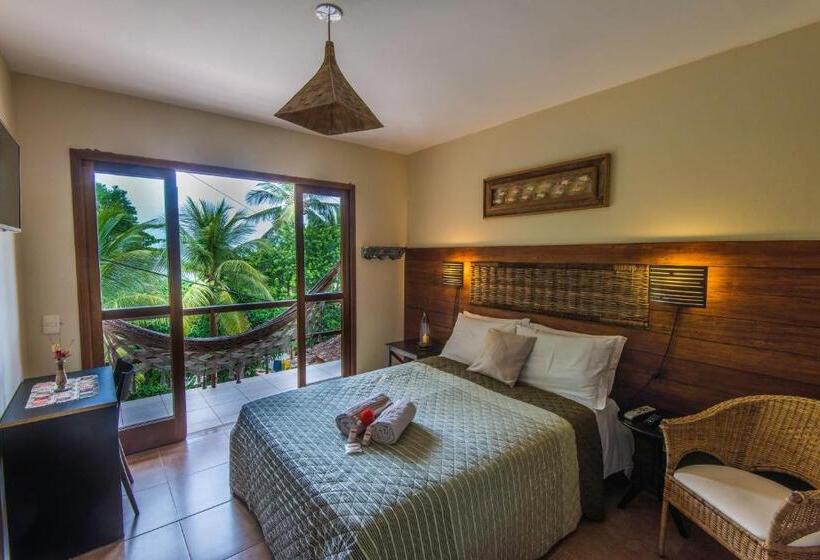غرفة قياسية إطلالة جانبية علي البحر, Pousada Bahia Bella