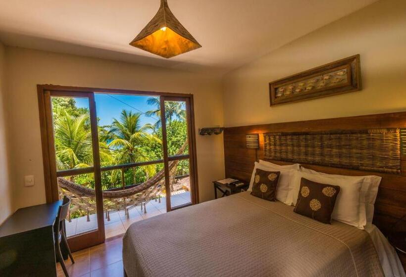 غرفة قياسية إطلالة جانبية علي البحر, Pousada Bahia Bella