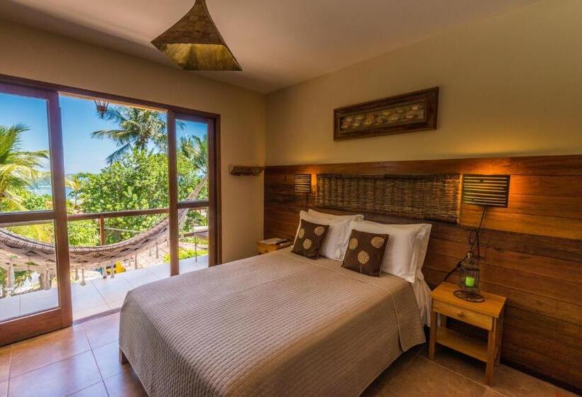 غرفة قياسية إطلالة جانبية علي البحر, Pousada Bahia Bella