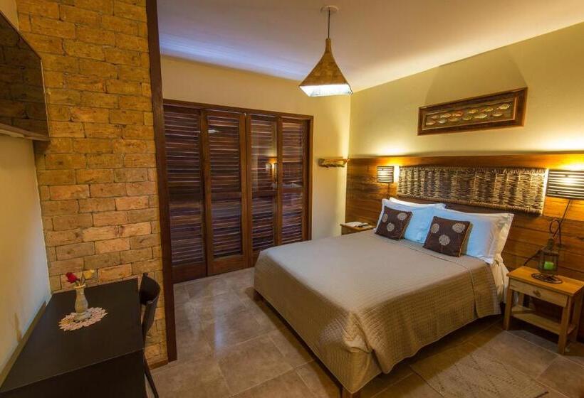 غرفة قياسية إطلالة جانبية علي البحر, Pousada Bahia Bella