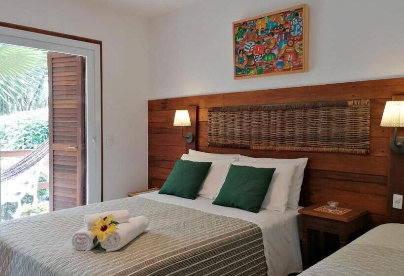 غرفة قياسية ثلاثية مطلة علي الحديقة, Pousada Bahia Bella