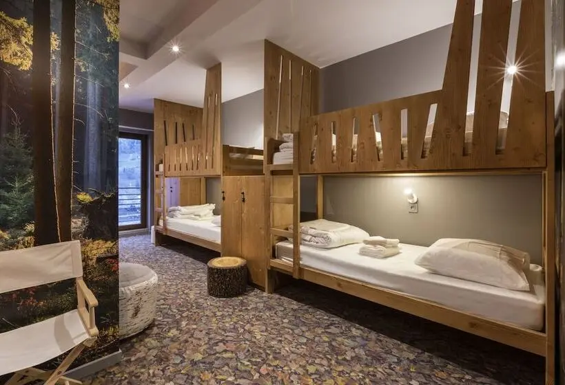 ルームシェアのワンベッド, Base Camp Lodge   Bourg Saint Maurice