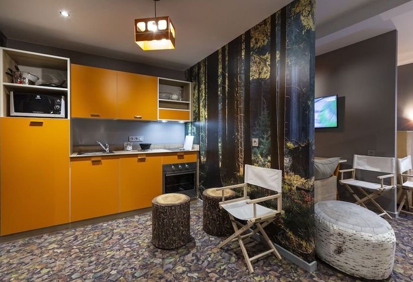 共用房间的床, Base Camp Lodge   Bourg Saint Maurice