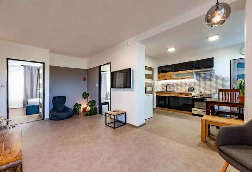 テラス付き１ベッドルームアパートメント, Bergresort Apartments