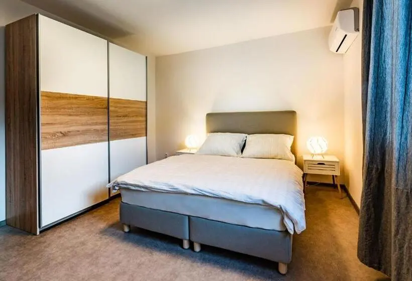 庭の見える１ベッドルームアパートメント, Bergresort Apartments