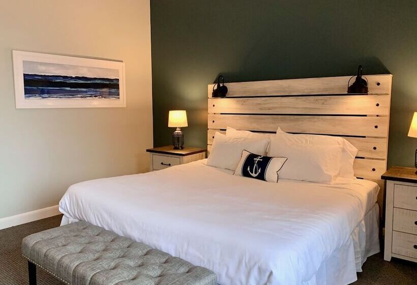 غرفة قياسية سرير مزدوج مطلة على البحر, Smuggler S Cove Inn