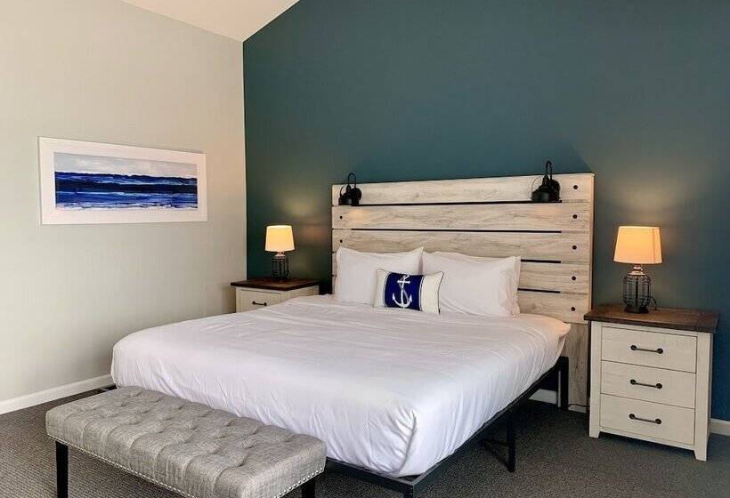 غرفة قياسية سرير مزدوج مطلة على البحر, Smuggler S Cove Inn