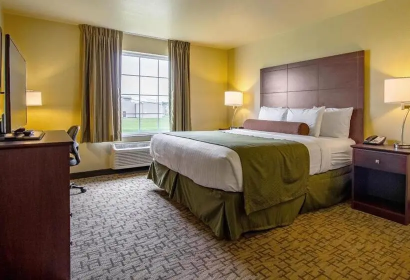 キングサイズベッドのスタンダードルーム, Cobblestone Inn & Suites   Soda Springs
