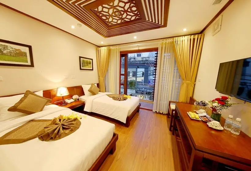 اتاق استاندارد با بالکن, Hanoi Nostalgia Hotel & Spa