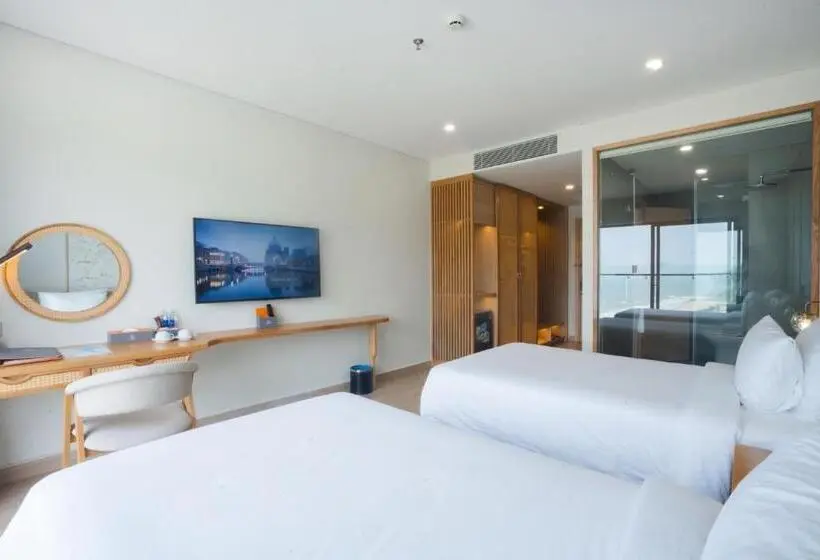 اتاق سوپریور با چشم‌انداز دریا, Seabird Hotel Thien Cam