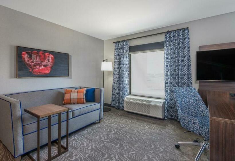سوئیت با تخت بزرگ, Hampton Inn & Suites Fort Wayne Downtown