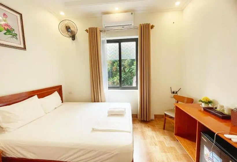 اتاق استاندارد سه تخته با چشمانداز باغ, Tam Coc Golden Sky Homestay