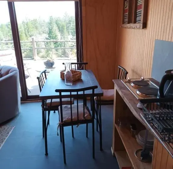 スタンダード4人部屋, Cabañas Lodge Patagonia Truful
