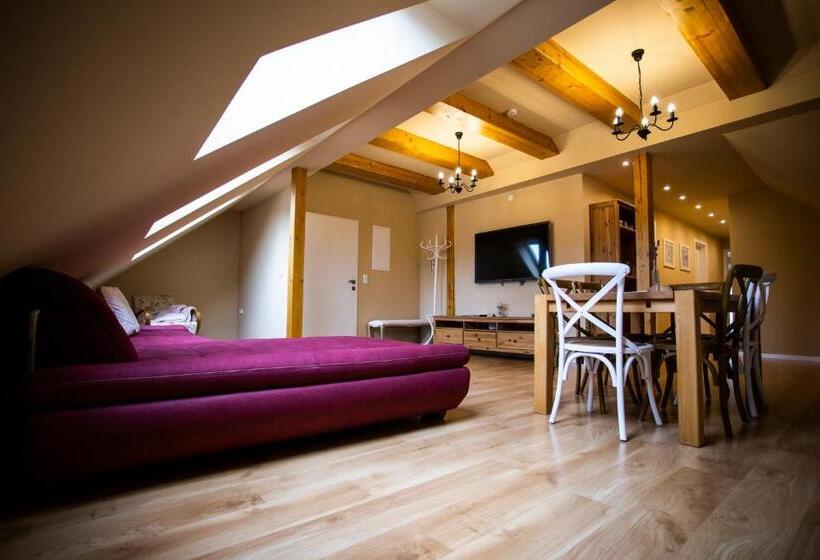 آپارتمان 1 خوابه با تراس, Mikulov Apartmány Magistr