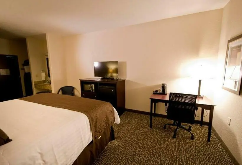 キングサイズベッドのスタンダードルーム, Cobblestone Inn & Suites – Manchester