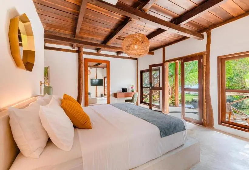 اتاق لوکس با تخت بزرگ, Azulea Bacalar Hotel & Spa   Lagoon Front