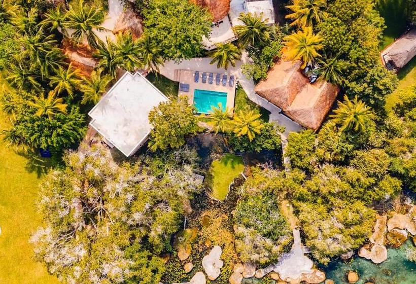 Стандартный Номер Кровать Кинг, Azulea Bacalar Hotel & Spa   Lagoon Front