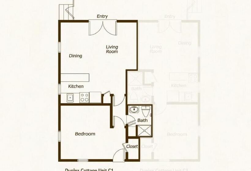 شقة غرفة واحدة مطلة على البحر, Bamboo Apartments
