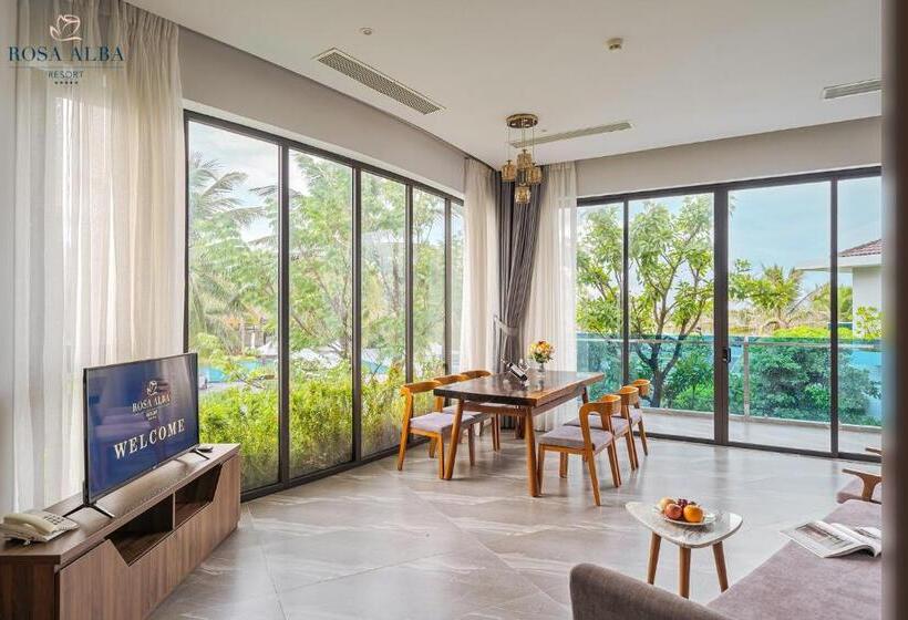 ویلای 2 خوابه با چشمانداز باغ, Rosa Alba Resort & Villas Tuy Hoa