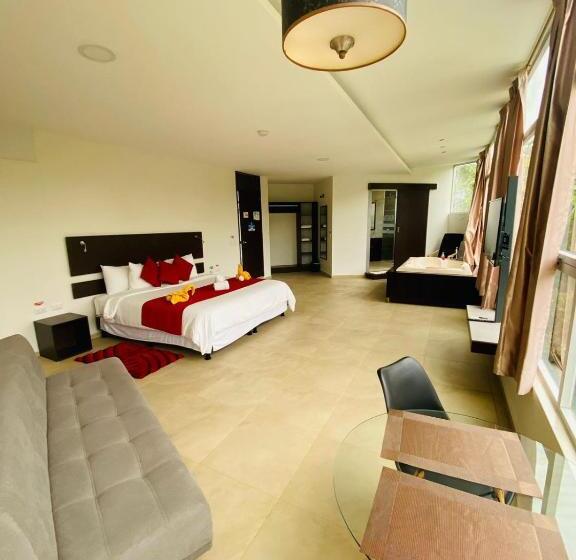 스탠다드 룸 킹사이즈 침대, Ecopark Hosteria Puyo