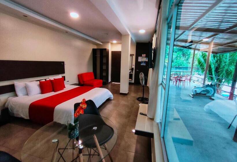 스탠다드 룸 킹사이즈 침대, Ecopark Hosteria Puyo