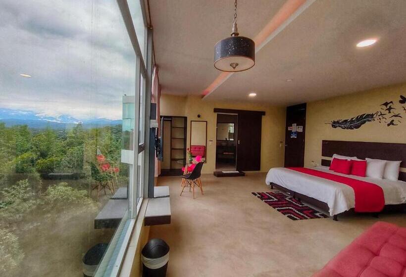 스탠다드 룸 킹사이즈 침대, Ecopark Hosteria Puyo