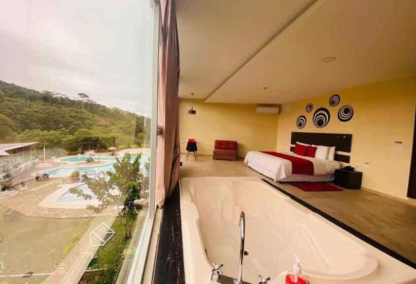 스탠다드 룸 킹사이즈 침대, Ecopark Hosteria Puyo