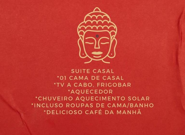 سوئیت با بالکن, Pousada Jardim Do Buda   Café E Piscina