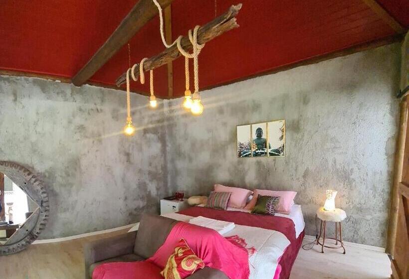 اتاق استاندارد با چشمانداز کوهستان, Pousada Jardim Do Buda   Café E Piscina