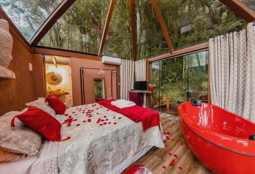 کلبه ییلاقی سوپریور یک خوابه, Pousada Jardim Do Buda   Café E Piscina