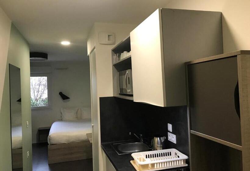 Студио Economy, All Suites Appart Hôtel Massy Palaiseau
