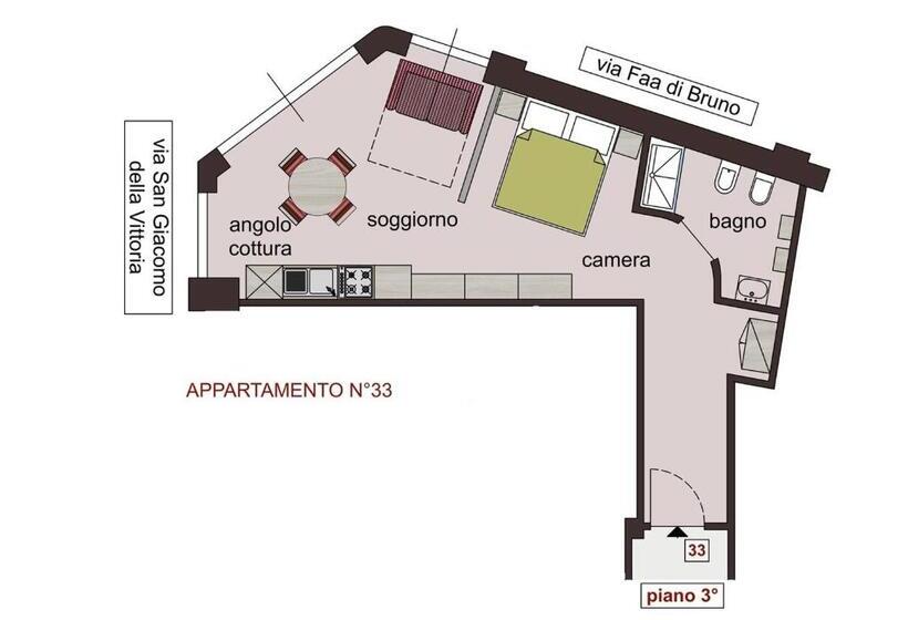 Apartamento Superior 1 Quarto, Hh Hermoso Housing Alessandria