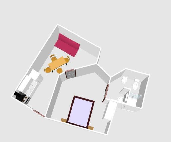 آپارتمان 1 خوابه, Hh Hermoso Housing Alessandria