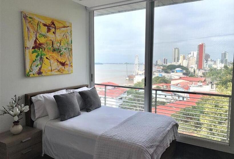 סוויטה עם נוף לנהר, Casa Las Peñas Siglo Xxi B&b