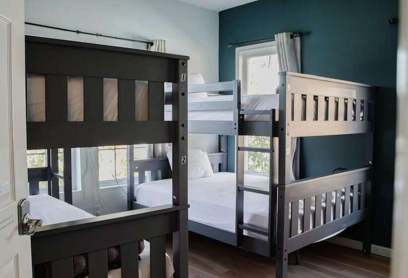 سرير فى غرفة مشتركه, Wanderstay Houston Hostel