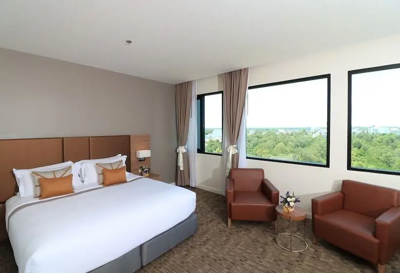 キングサイズベッドのスーペリアルーム, Grand Fortune Hotel Nakhon Si Thammarat