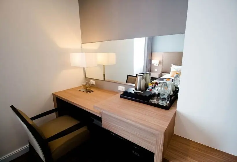 キングサイズベッドのデラックスルーム, Grand Fortune Hotel Nakhon Si Thammarat