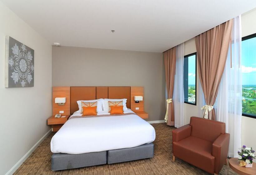 스탠다드 룸 킹사이즈 침대, Grand Fortune Hotel Nakhon Si Thammarat