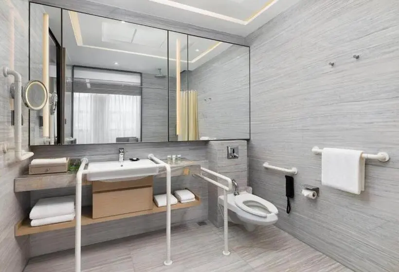 キングサイズベッドのデラックスルーム, Courtyard By Marriott Jiangsu Taizhou