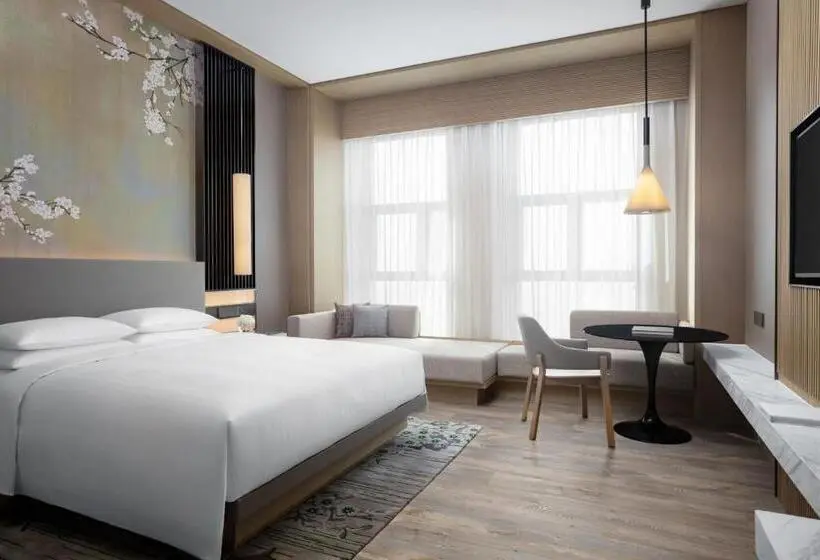 キングサイズベッドのスタンダードルーム, Courtyard By Marriott Jiangsu Taizhou