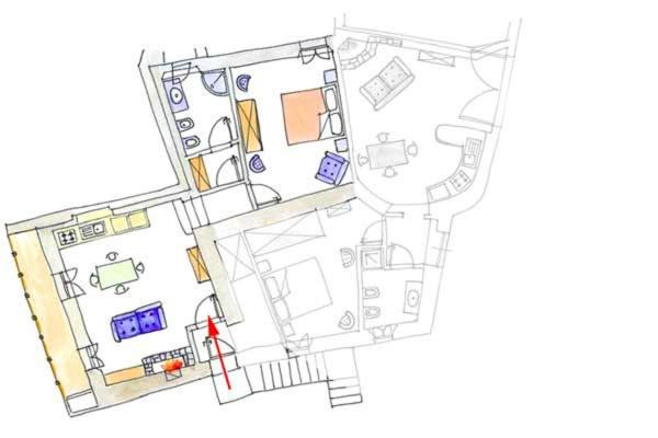 Апартаменты 1 Спальня с Балконом, Agriturismo Al Lambic