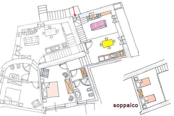 Апартаменты Дюплекс 1 Спальня, Agriturismo Al Lambic