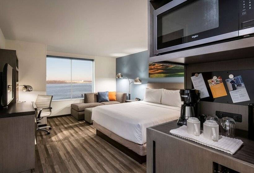 إستوديو قياسى سرير مزدوج, Hyatt House East Moline/quad Cities