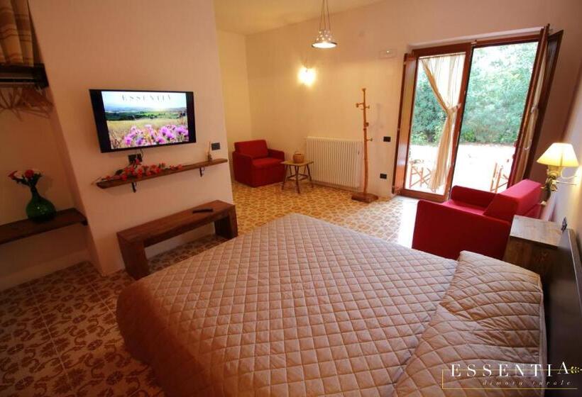 اتاق خانوادگی با چشم‌انداز باغ, Agriturismo Essentia Dimora Rurale