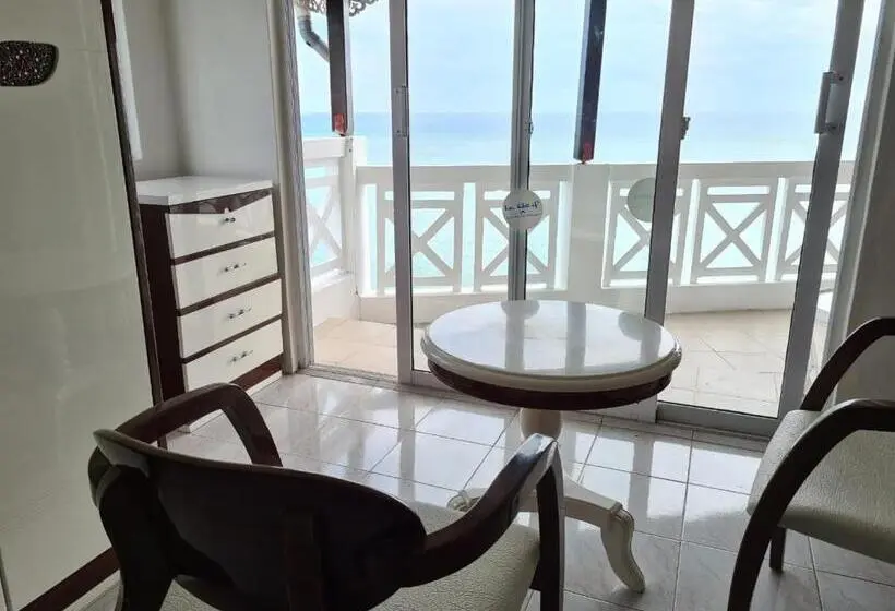 اتاق استاندارد یک نفره با چشمانداز دریا, Le Recif Hotel Rodrigues