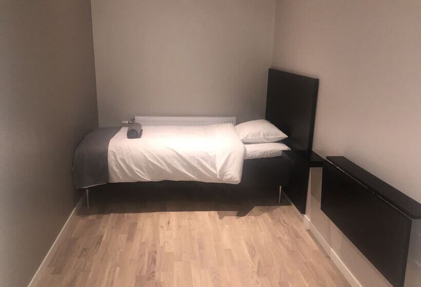 غرفة قياسية فردية حمام مشترك, Måby Park & Hotell