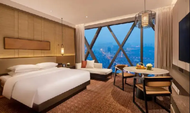 キングサイズベッドのスタンダードルーム, Hyatt Regency Zhenjiang